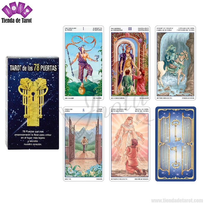 GOLDEN TAROT OF THE TSAR Gilded Tarot Deck by A.A. Atanassov, Lo Scara