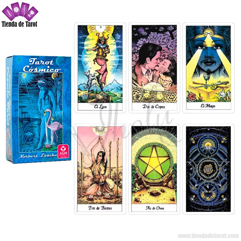 Tarot Cosmique Urania - 78 Cartes + Livret Explicatif Français - Symbolisme Accessible, Débutants Bienvenus